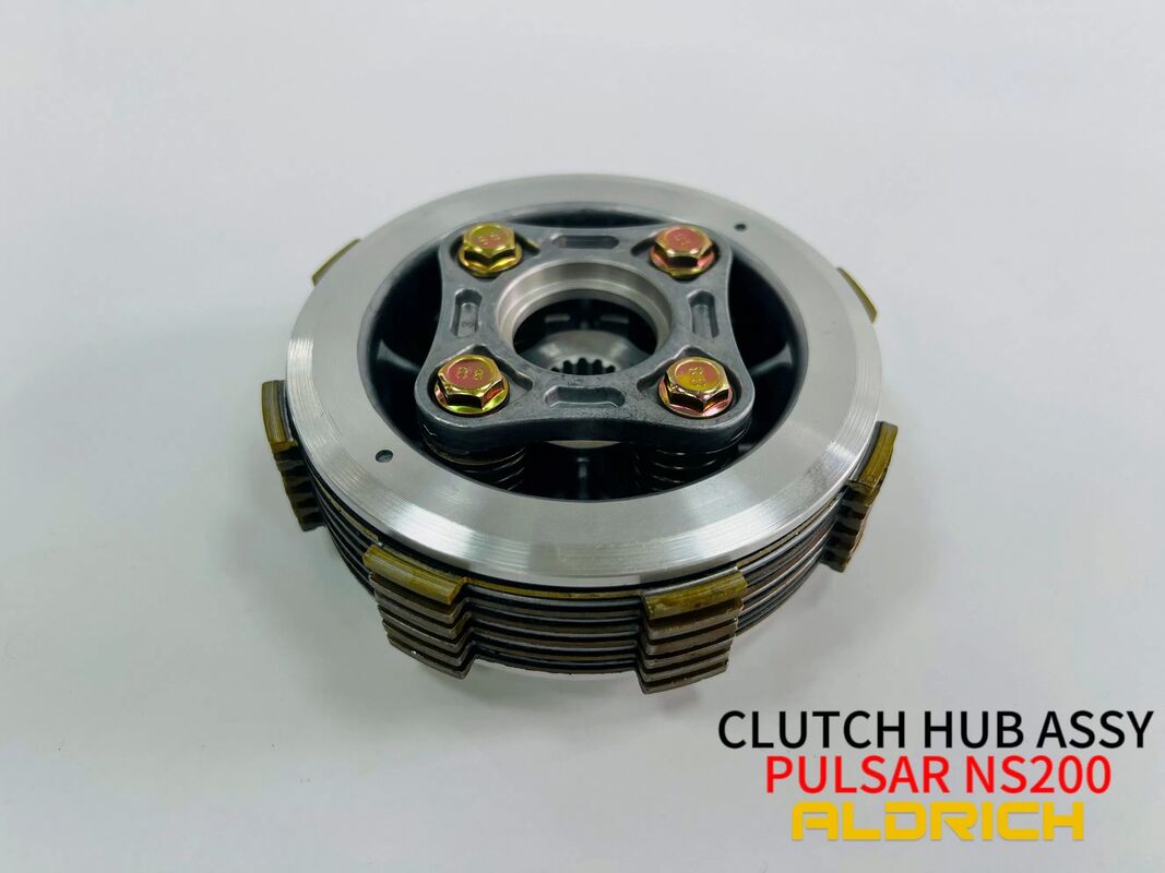 Bajaj Pulsar NS200 Clutch Hub Drum Assy 6-Hole/5-Spring Design - ALDRICH A-Grade Aluminum Alloy Clutch Plate Carrier for 200cc Engine Spare Parts