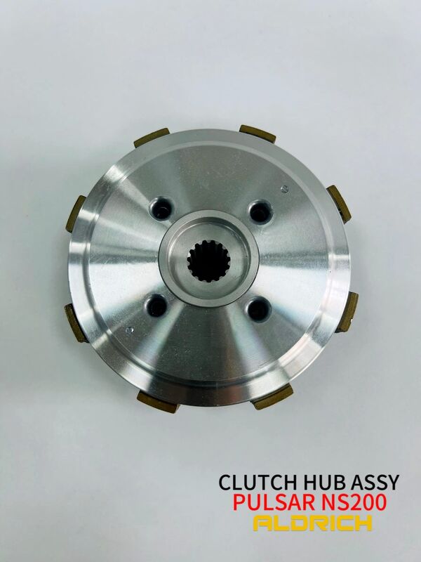 Bajaj Pulsar NS200 Clutch Hub Drum Assy 6-Hole/5-Spring Design - ALDRICH A-Grade Aluminum Alloy Clutch Plate Carrier for 200cc Engine Spare Parts