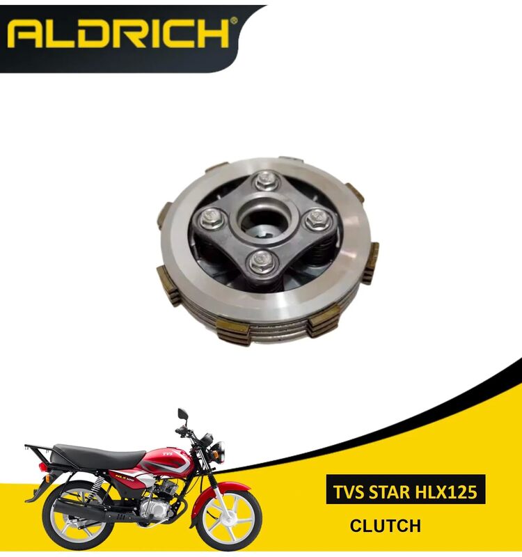 TVS Star HLX 125 Motorcycle Clutch Assembly Engine Spare Parts Aftermarket