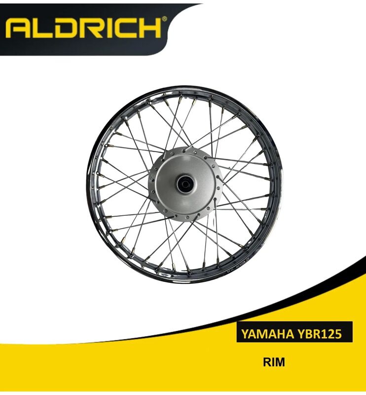 ODM Spoked Motorcycle Wheels Aluminum Cafe Racer Rims And Tires YAMAHA Ybr125 Parts