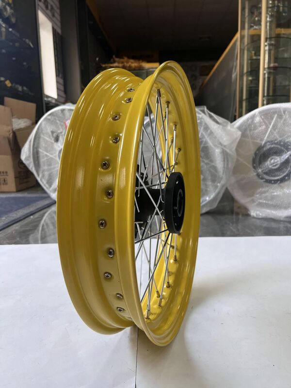 Heavy Duty Aluminum Powder Coat Motorcycle Rims tyre For Italika DM150 Front Rear