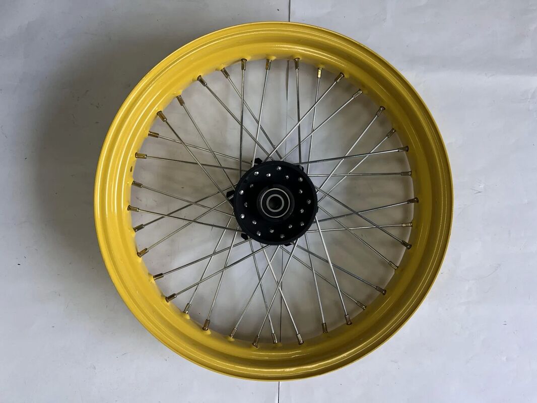 Heavy Duty Aluminum Powder Coat Motorcycle Rims tyre For Italika DM150 Front Rear
