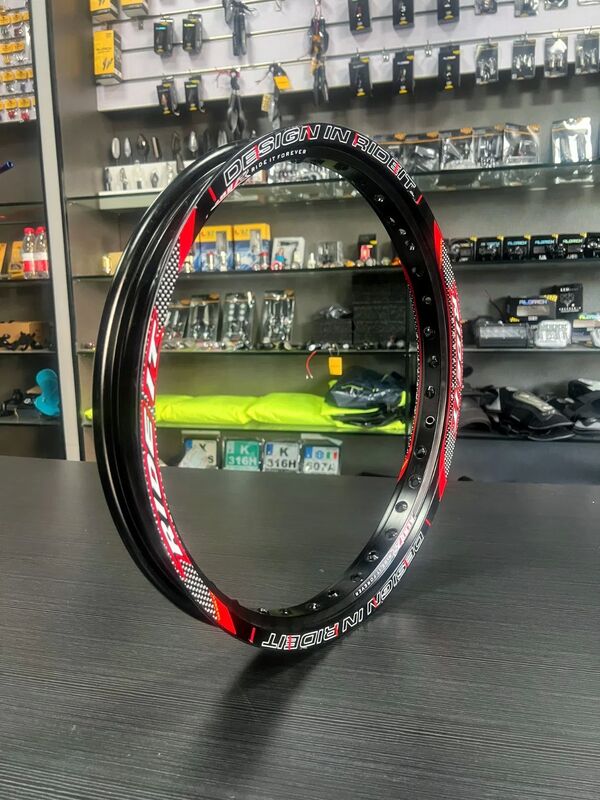 Yellow Red Gold Motorbike Motorcycle Tire Rim Aluminum Alloy Mt1.60-17 36 Hole