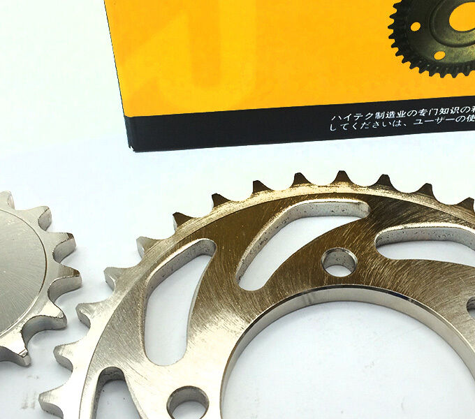 CNC Machining Motorcycle Chain Kit Carbon Steel Motorbike Front Sprocket Drive Gears