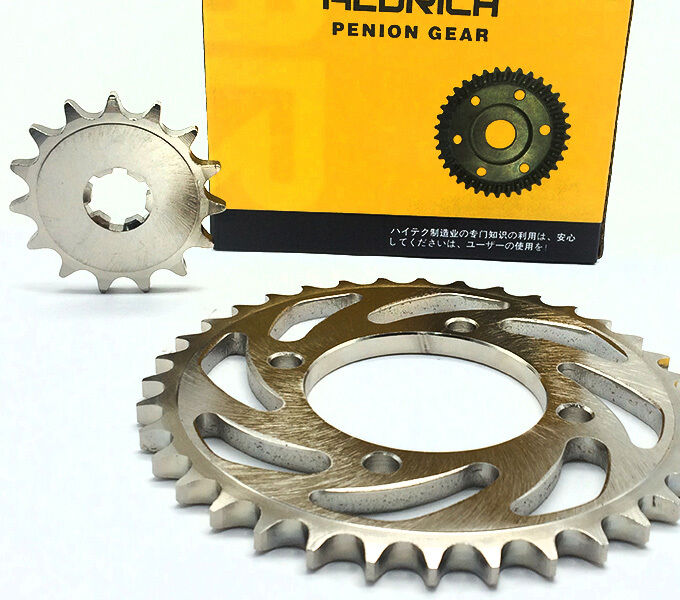 CNC Machining Motorcycle Chain Kit Carbon Steel Motorbike Front Sprocket Drive Gears