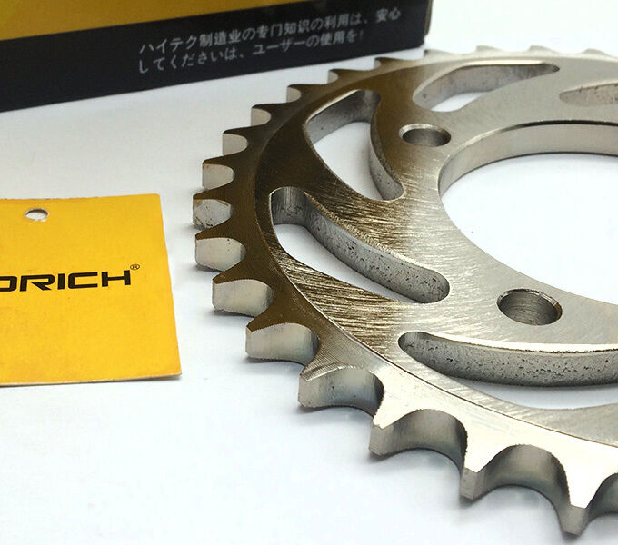 CNC Machining Motorcycle Chain Kit Carbon Steel Motorbike Front Sprocket Drive Gears
