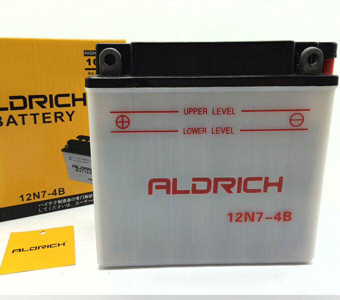 High Performance Electric Motorbike Battery 12N7-4B 12V 7Ah For Honda & Yamaha