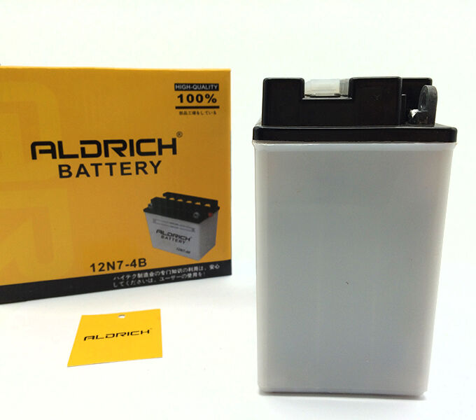 High Performance Electric Motorbike Battery 12N7-4B 12V 7Ah For Honda & Yamaha