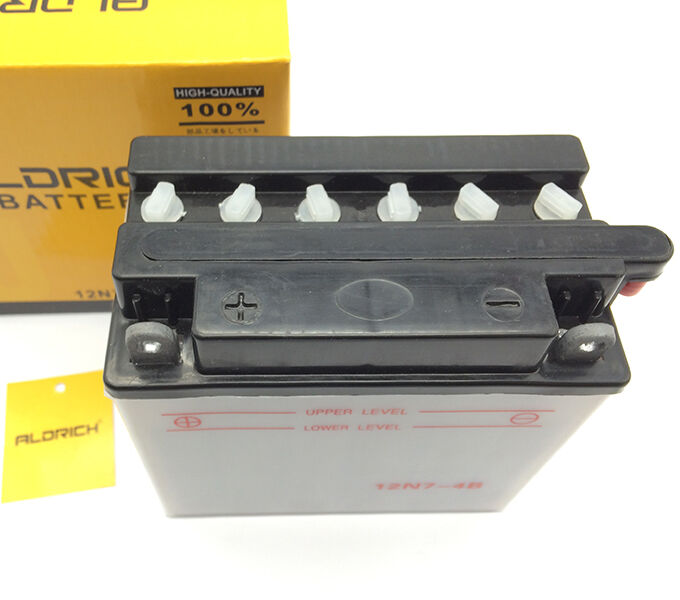 High Performance Electric Motorbike Battery 12N7-4B 12V 7Ah For Honda & Yamaha