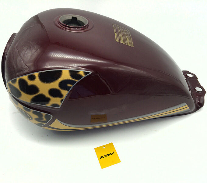 Motorcycle Fuel Tank – Heavy-Duty Metal Standard Size 14L Gas Petrol Can Reservoir