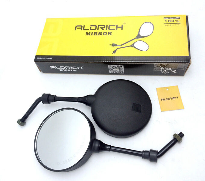 Bajaj Boxer 100/BM100 Motorcycle Mirror | Impact-Resistant ABS Standard Size | Rear View Side Mirrors Pair (LH+RH)