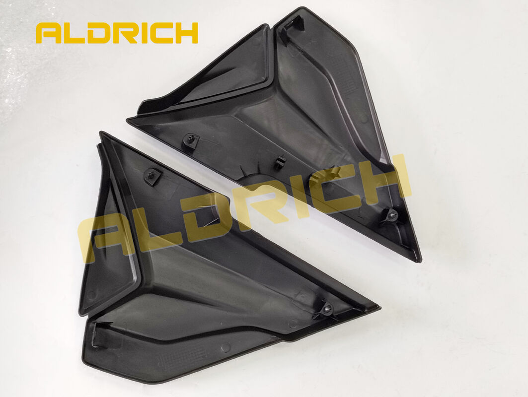 HJ Xpress (Haojue Xpress 125) Motorcycle Frame Side Cover Set - Premium ABS Plastic (Dark Blue & Light Blue)