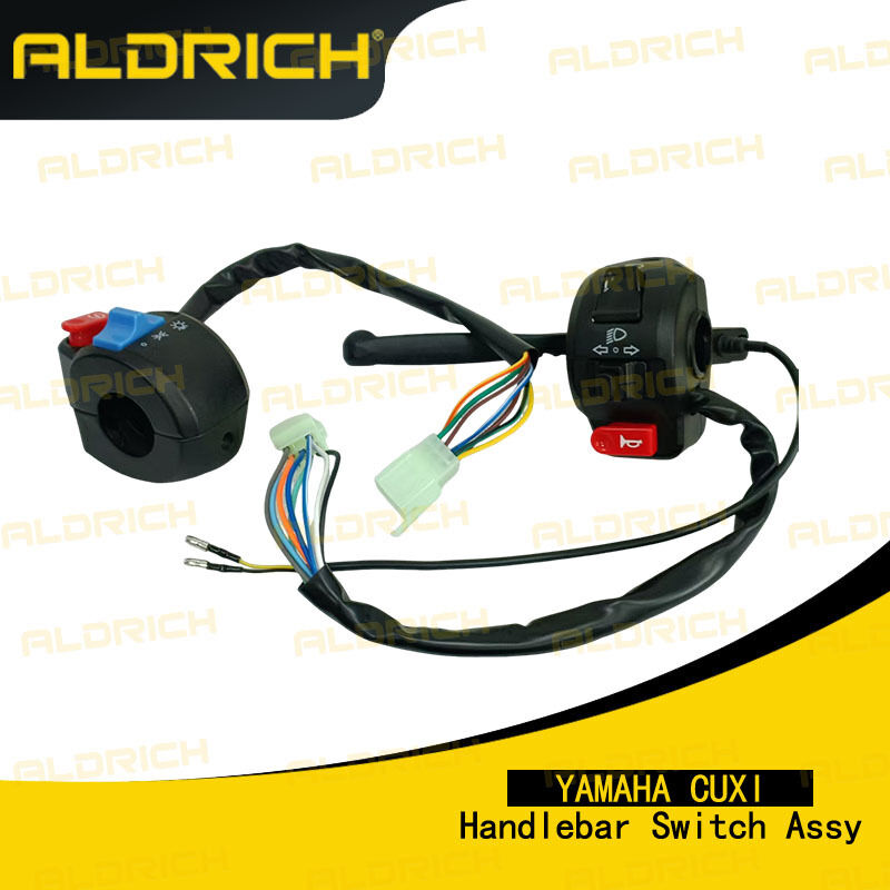 High Quality Aldrich Motorcycle Handlebar Switch Assembly for Yamaha Cuxi Scooter / Motorcycle Spare Parts Switch Control Bushing Wholesale
