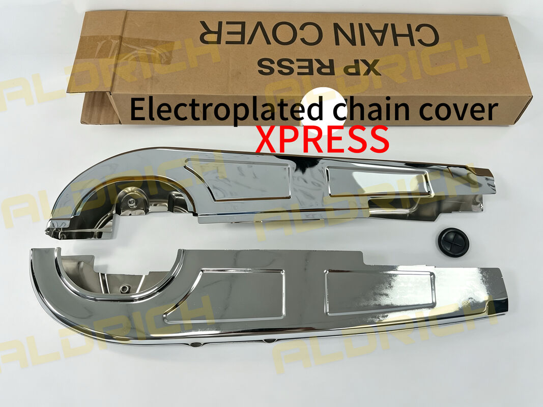 High-Quality Chrome Motorcycle Chain Cover/Case for HAOJUE XPRESS 125 (OEM Replacement 61310H17400H000)