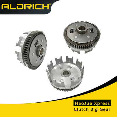 Aldrich Motorcycle Spare Parts Motorcycle Engine Parts Clutch Big Gear for Haojue Xpress/Hj XP 125/150cc