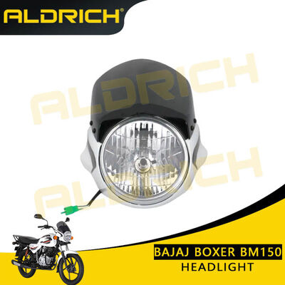 BM150 Bajaj Boxer 150 Motorcycle Headlight Plastic Lens Front Head Lamp Assembly